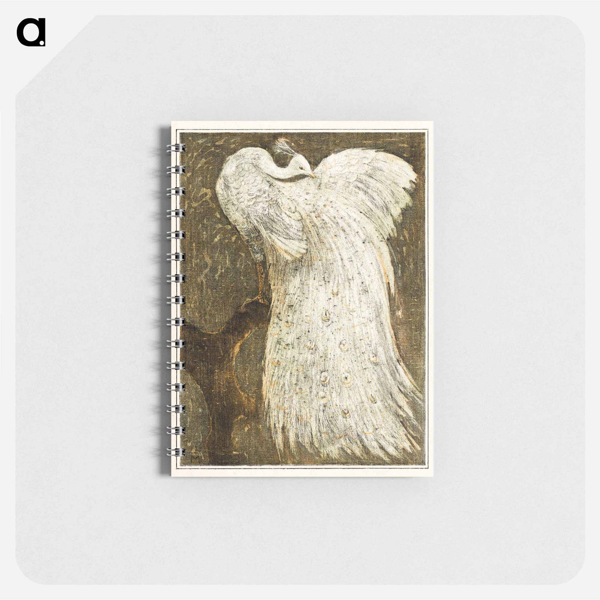 Witte pauw op tak - テオ ヴァン ホイテマ Memo.