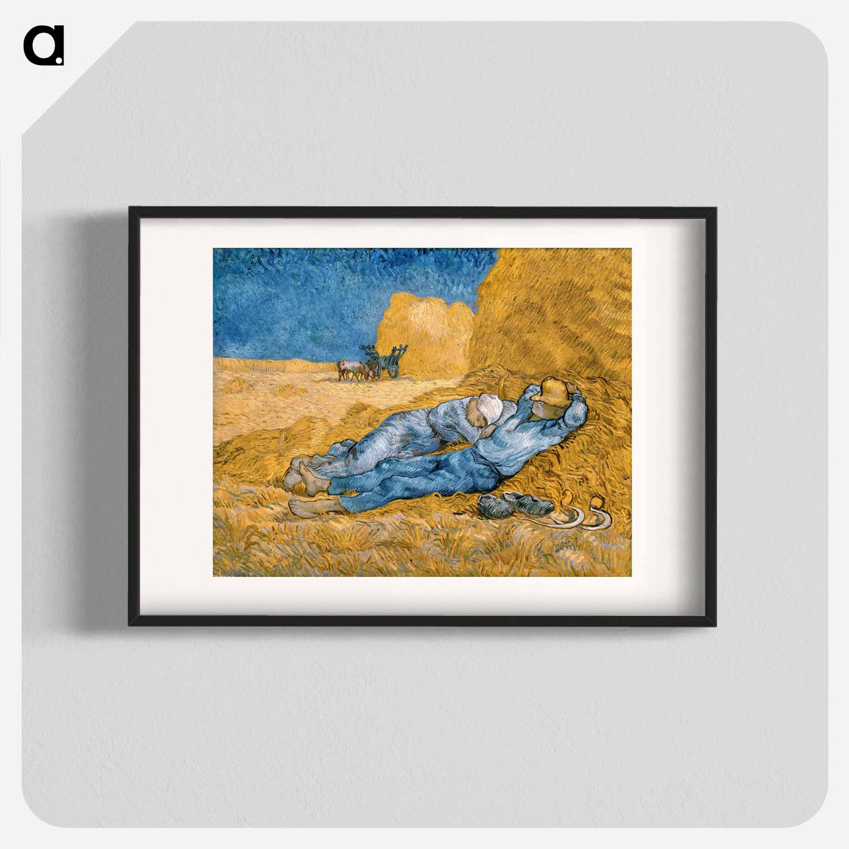 The Siesta - フィンセント ファン ゴッホ Poster.