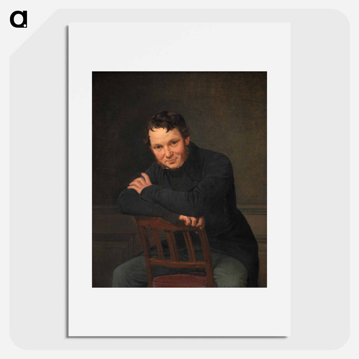 Gottlieb Bindesbøll, Danish Architect - Vilhelm Marstrand Poster.