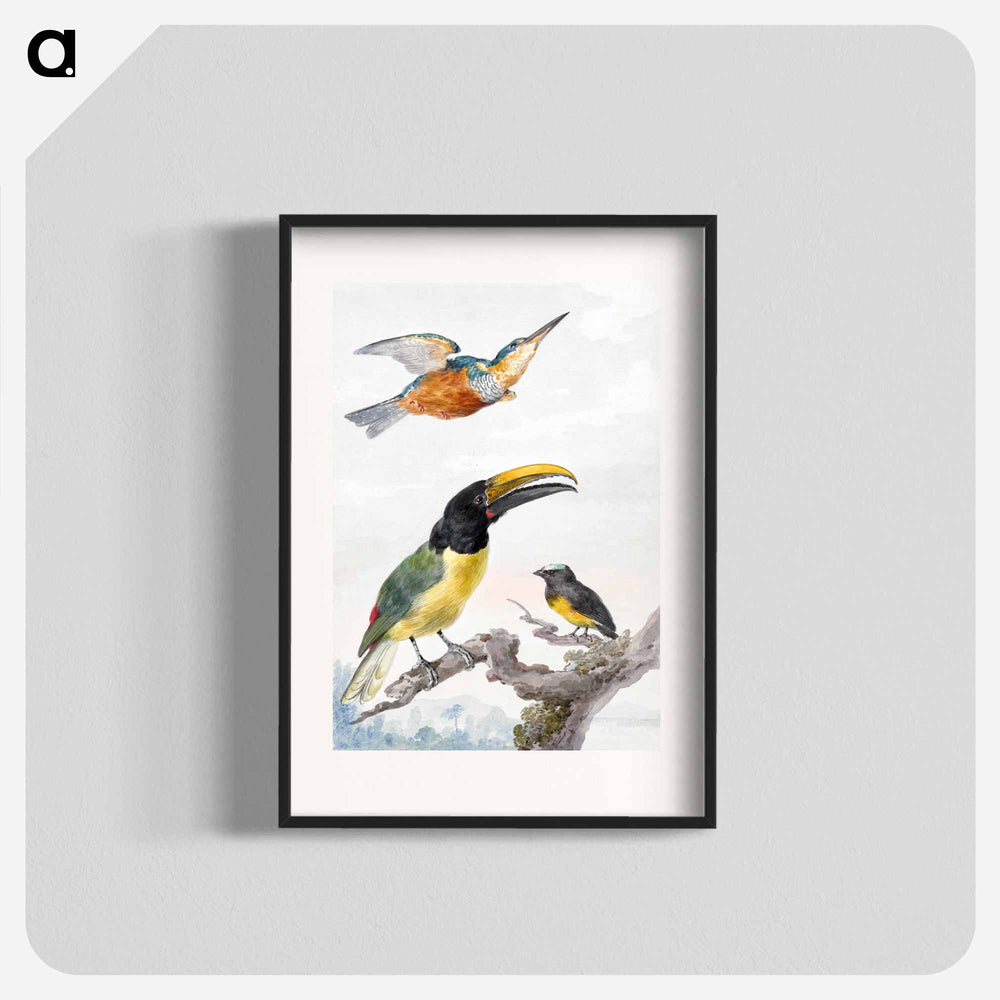 Three Birds - アールト シューマン Poster.