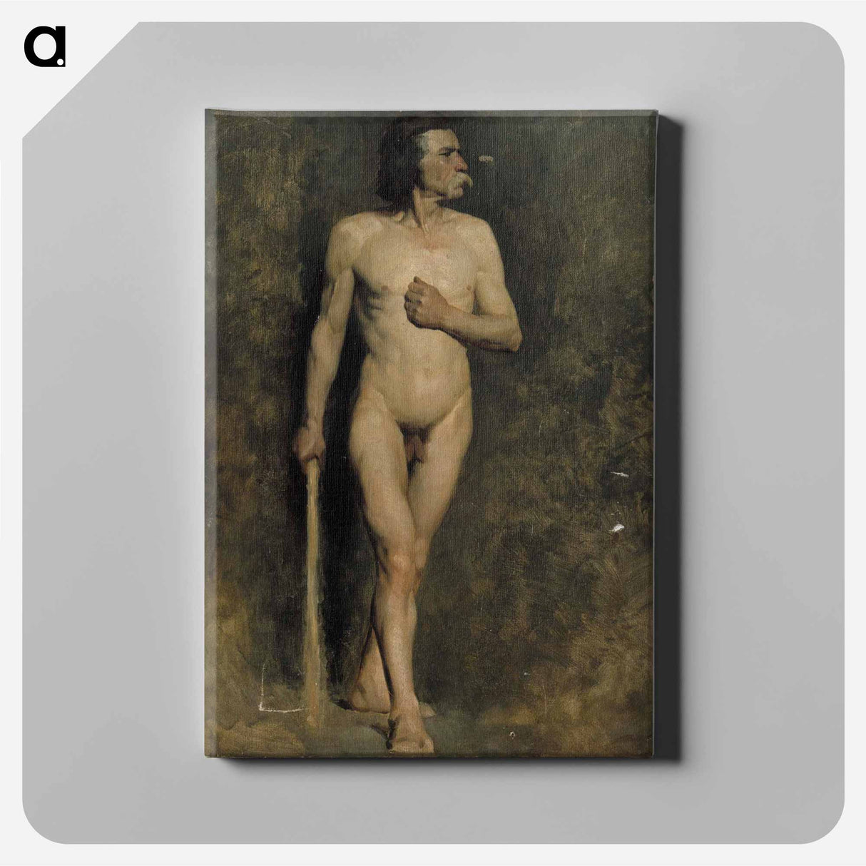 Miesmalli, akatemiaharjoitelma - アルバート エーデルフェルト Canvas.