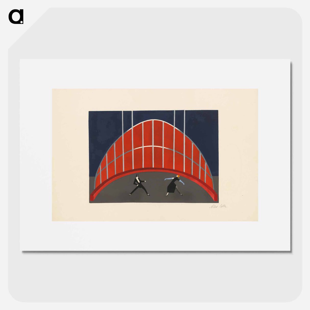 Maquettes de théatre i.-xv. - アレクサンドラ エクスター Poster.