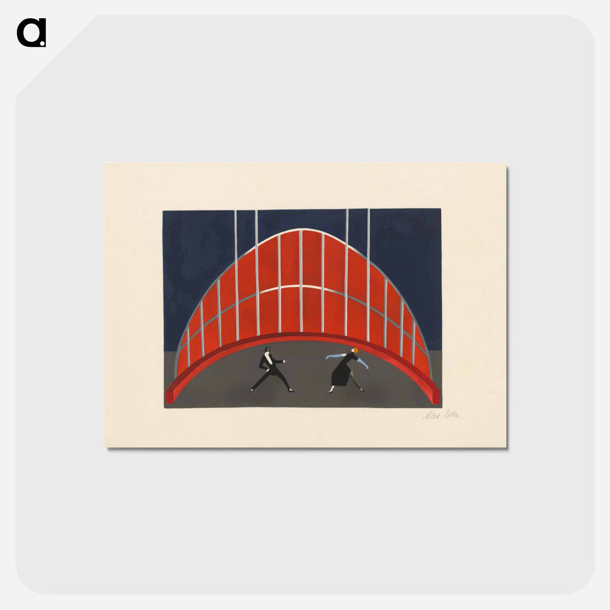 Maquettes de théatre i.-xv. - アレクサンドラ エクスター Postcard.