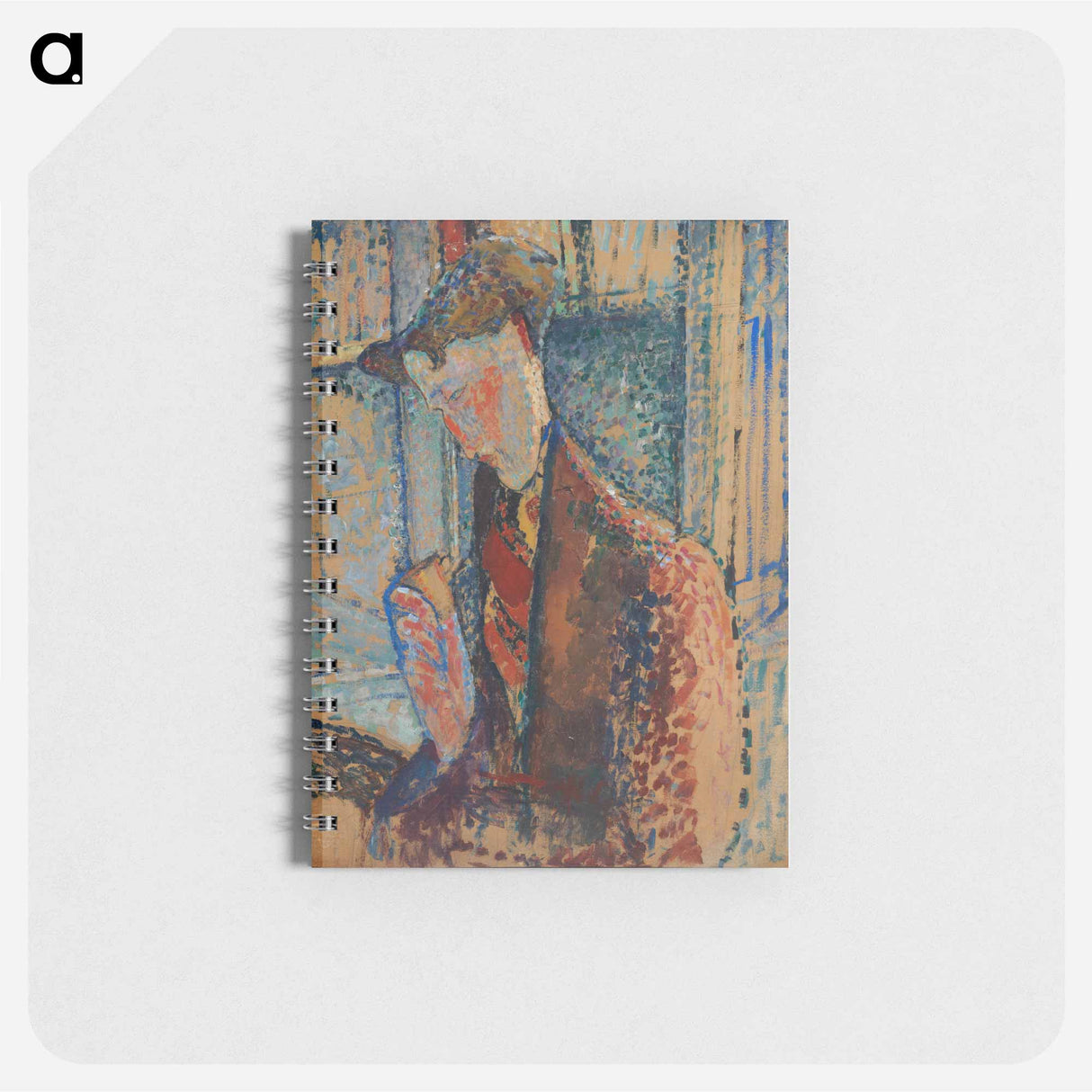 Reverie (Study for the Portrait of Frank Burty Haviland) - アメデオ モディリアーニ Memo.