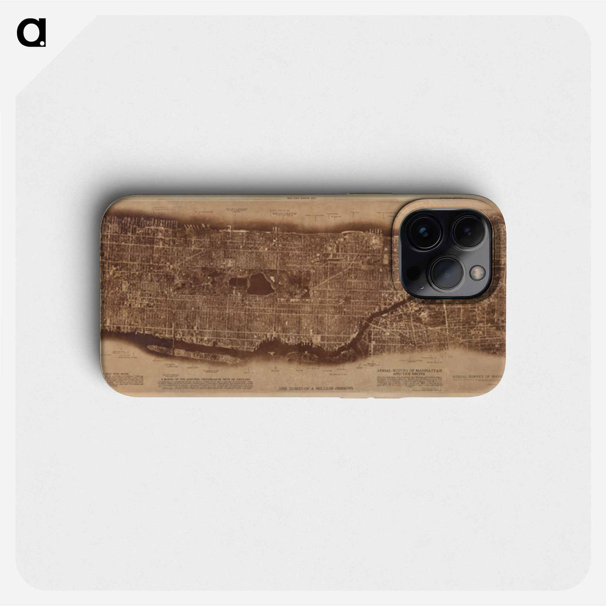 New York City - アンティーク地図 Phone Case.