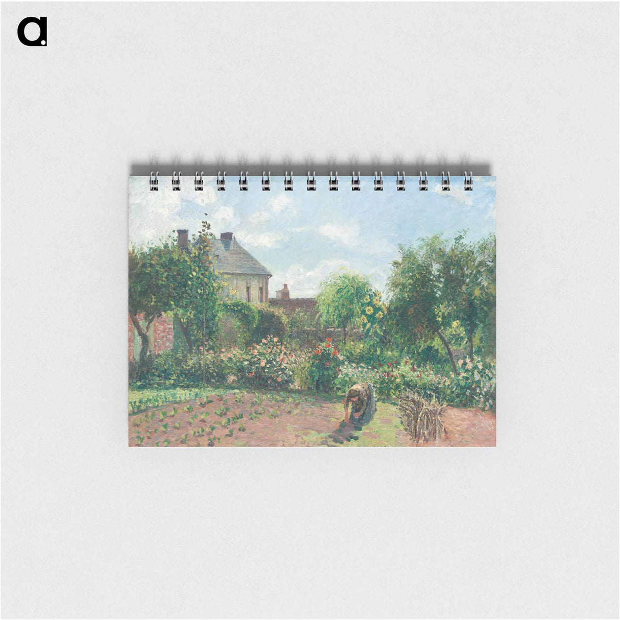 The Artist's Garden at Eragny - カミーユ ピサロ Memo.