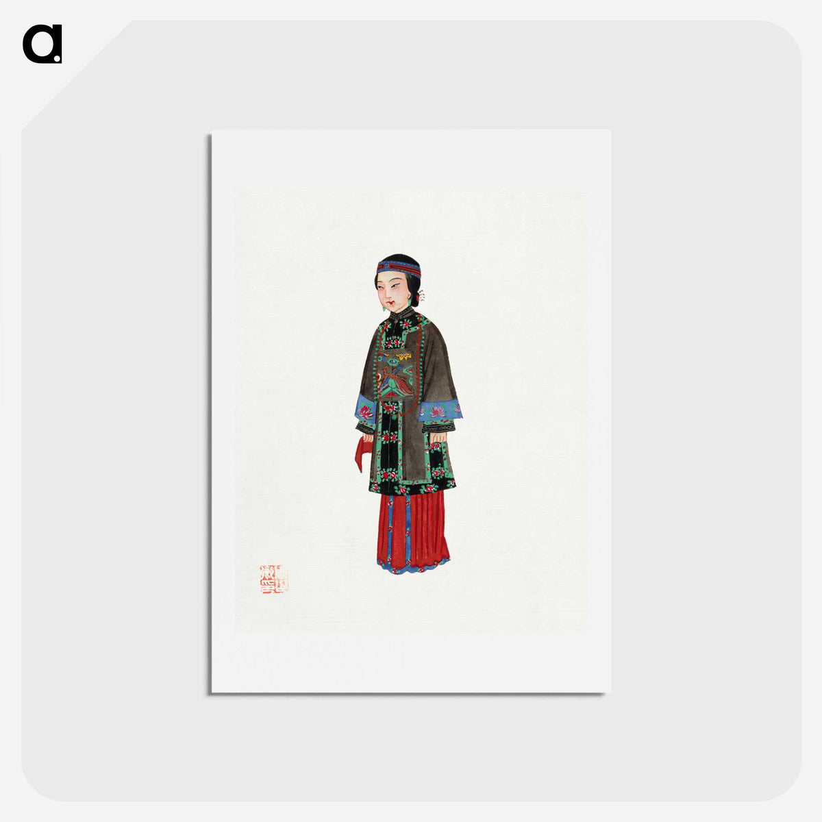1-13_Chinese-Costumes_hagaki
