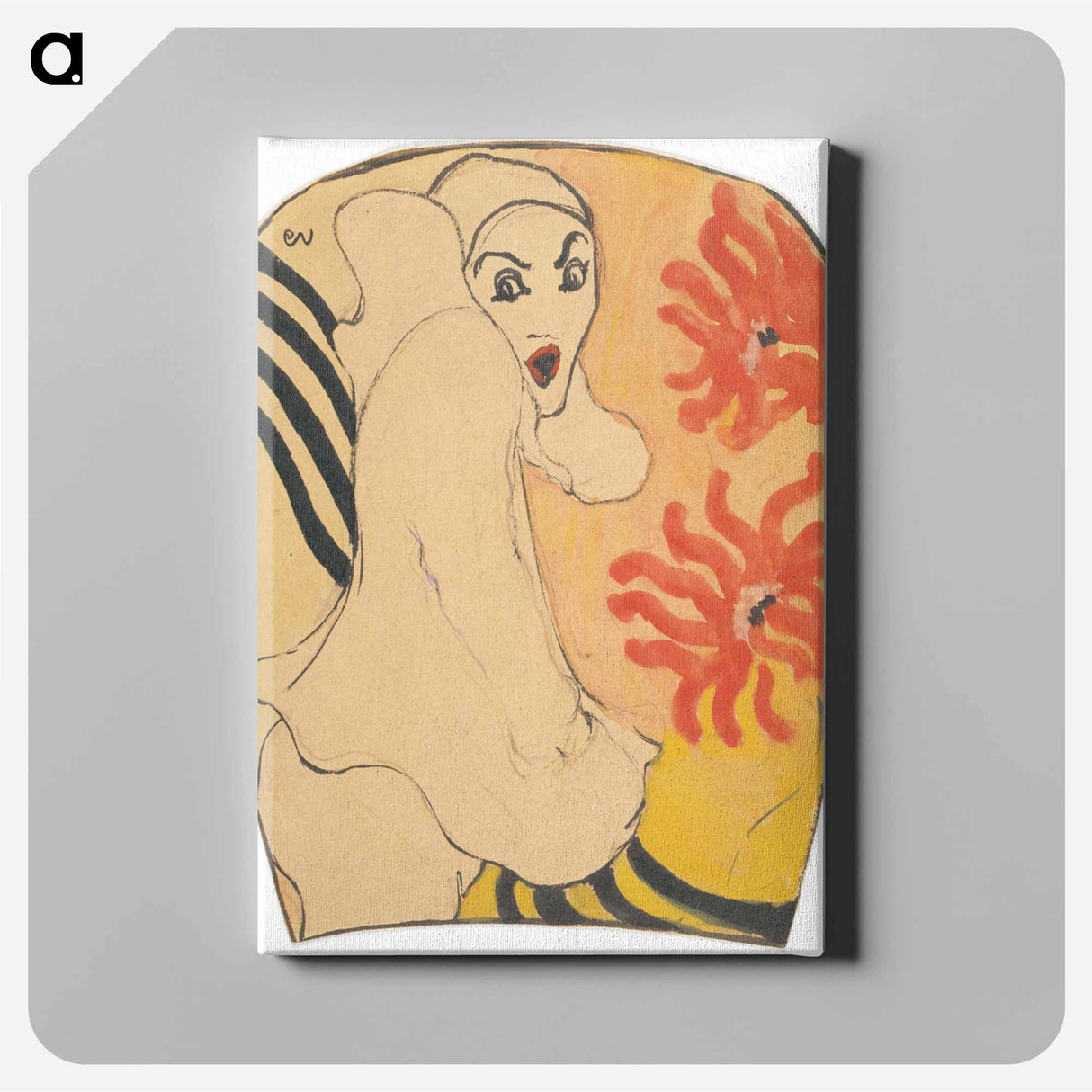 Pierrot - エドゥアール ヴュイヤール Canvas.