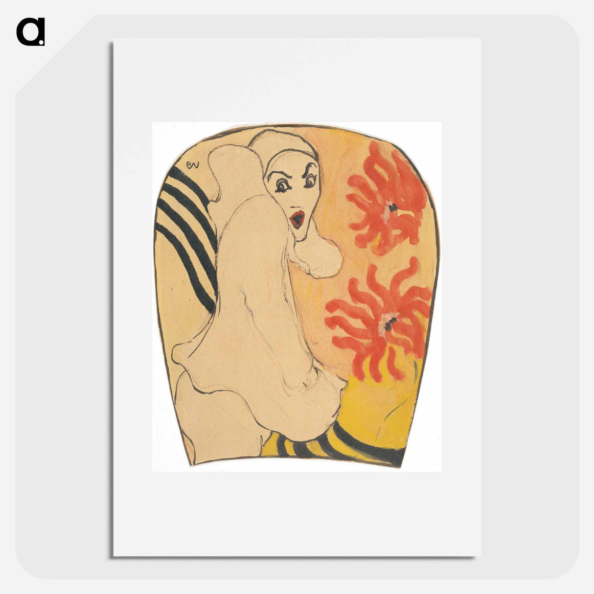 Pierrot - エドゥアール ヴュイヤール Poster.