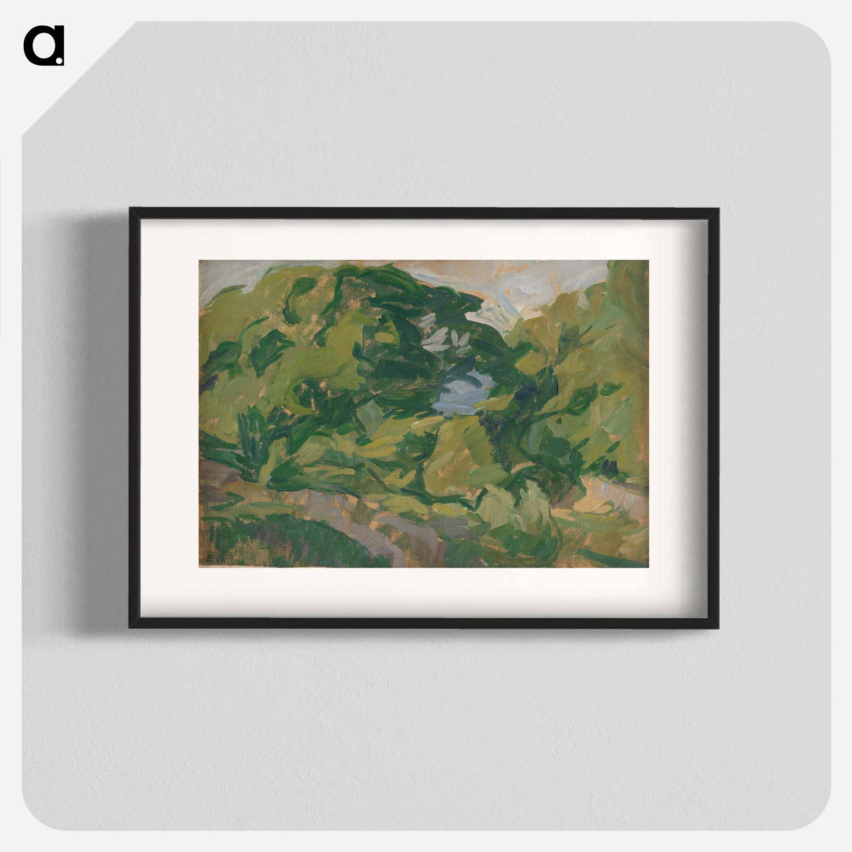 Landscape.Christiansø - エドヴァルド ウェイ Poster.