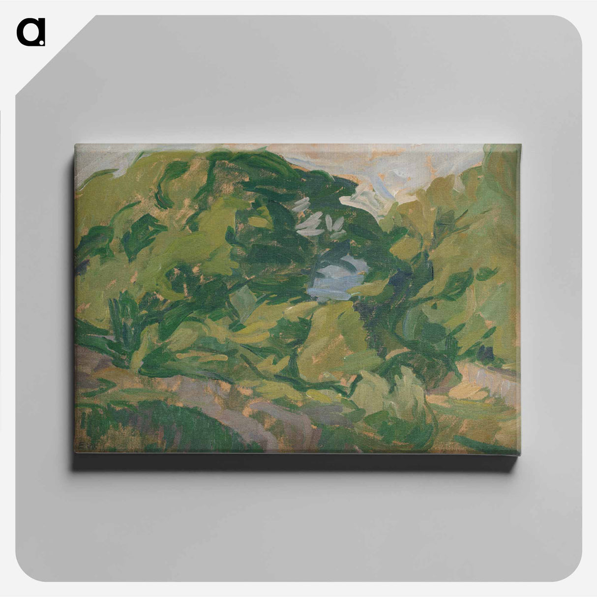 Landscape.Christiansø - エドヴァルド ウェイ Canvas.