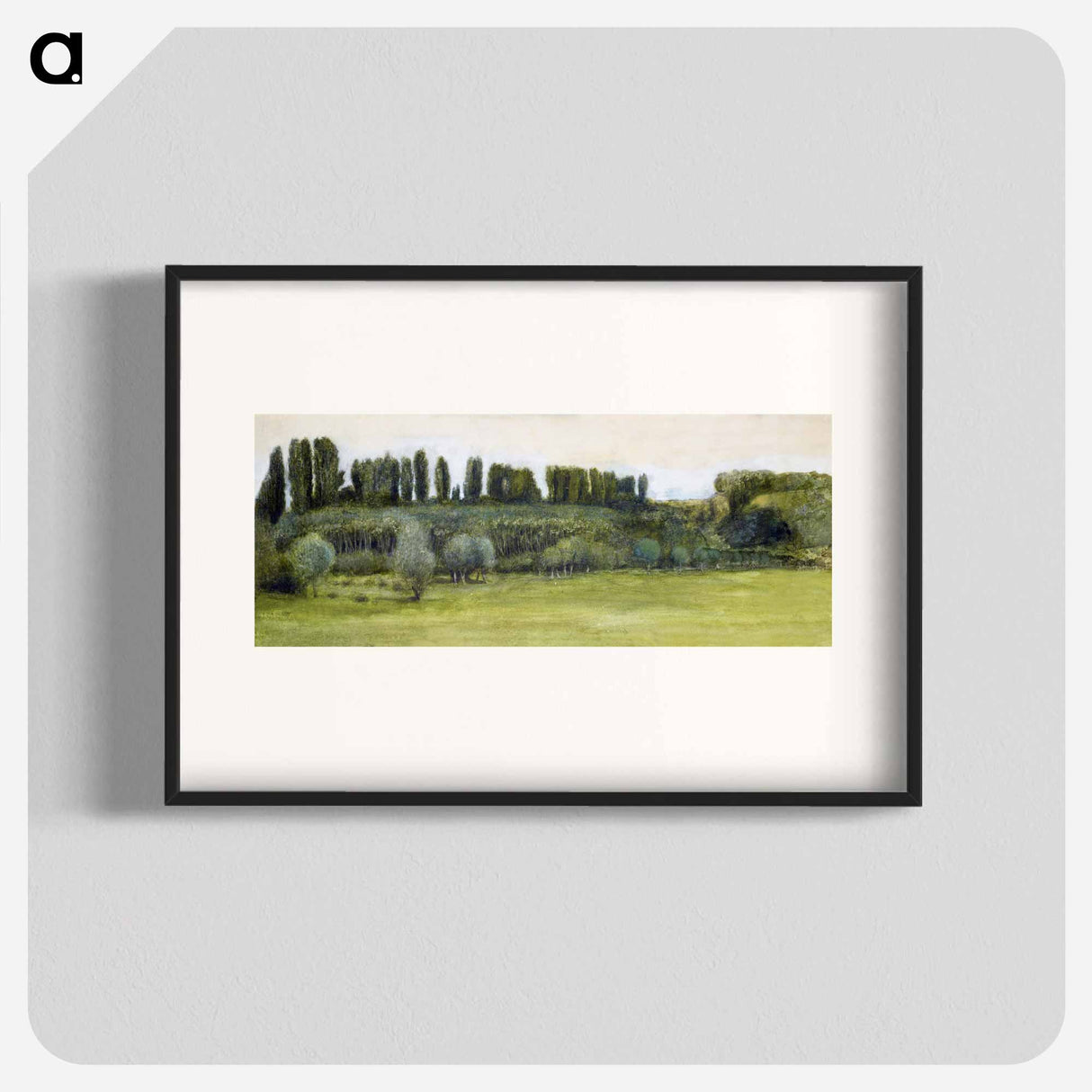 Landscape - Study - エドワード バーン ジョーンズ Poster.