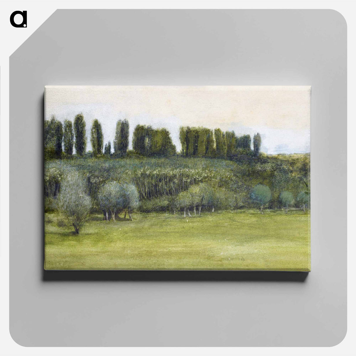 Landscape - Study - エドワード バーン ジョーンズ Canvas.