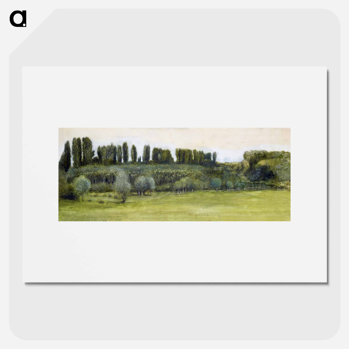 Landscape - Study - エドワード バーン ジョーンズ Poster.