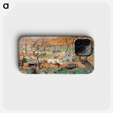 Landscape with Gnarled Trees - アーネスト ローソン Phone Case.
