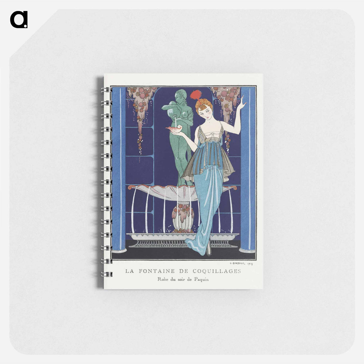 La Fontaine de coquillages: Robe du soir de Paquin - ジョージ バービエ Memo.