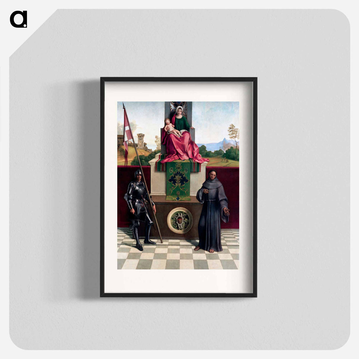 アートポスター-Castelfranco Madonna
- ジョルジョーネ Poster.