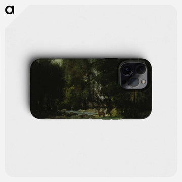 グリーン - ギュスターヴ クールベ Phone Case.