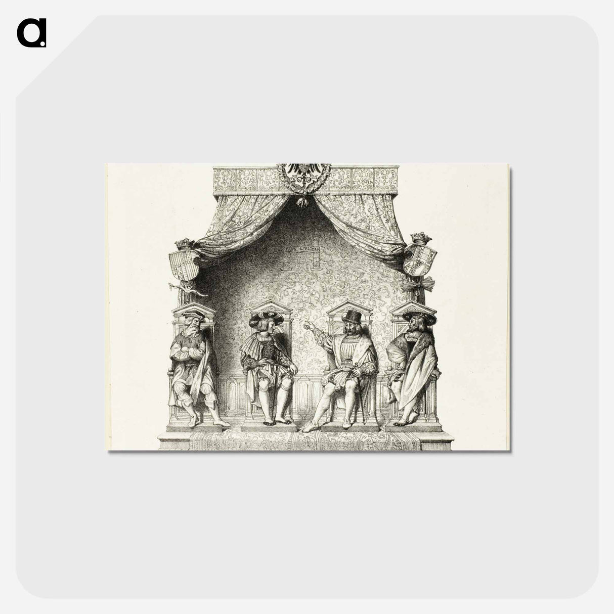 アートポストカード-The Four Magistrates of Besançon
- ジャン オーギュスト ドミニク アングル Postcard.