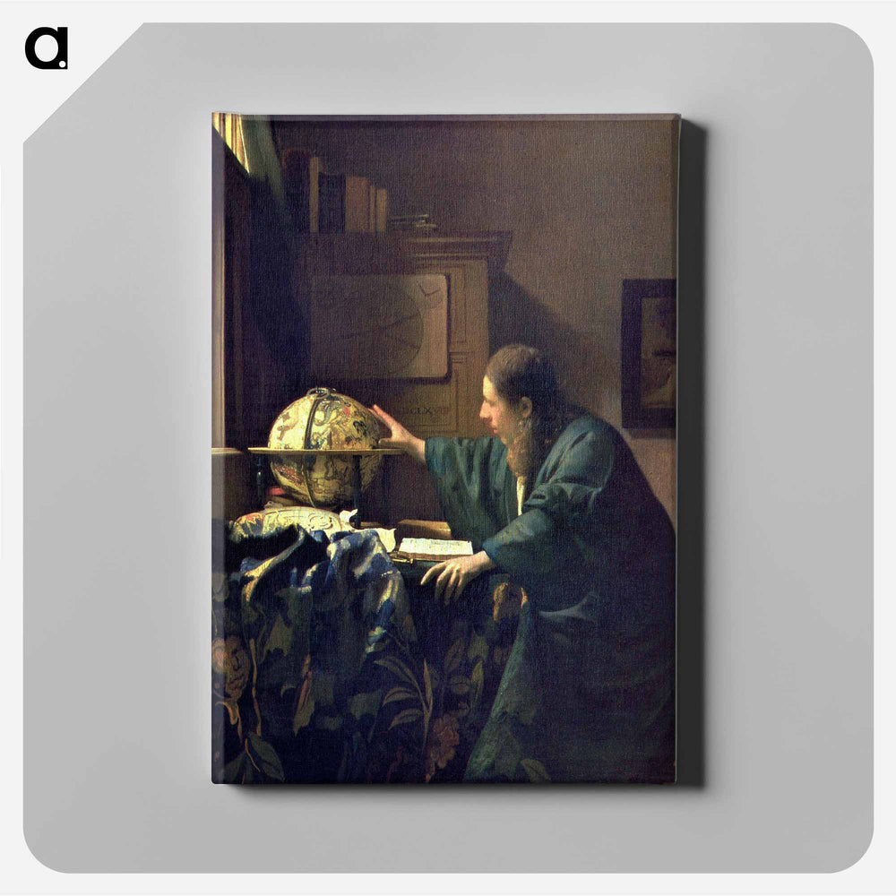 The Astronomer - Johannes Vermeer Canvas.