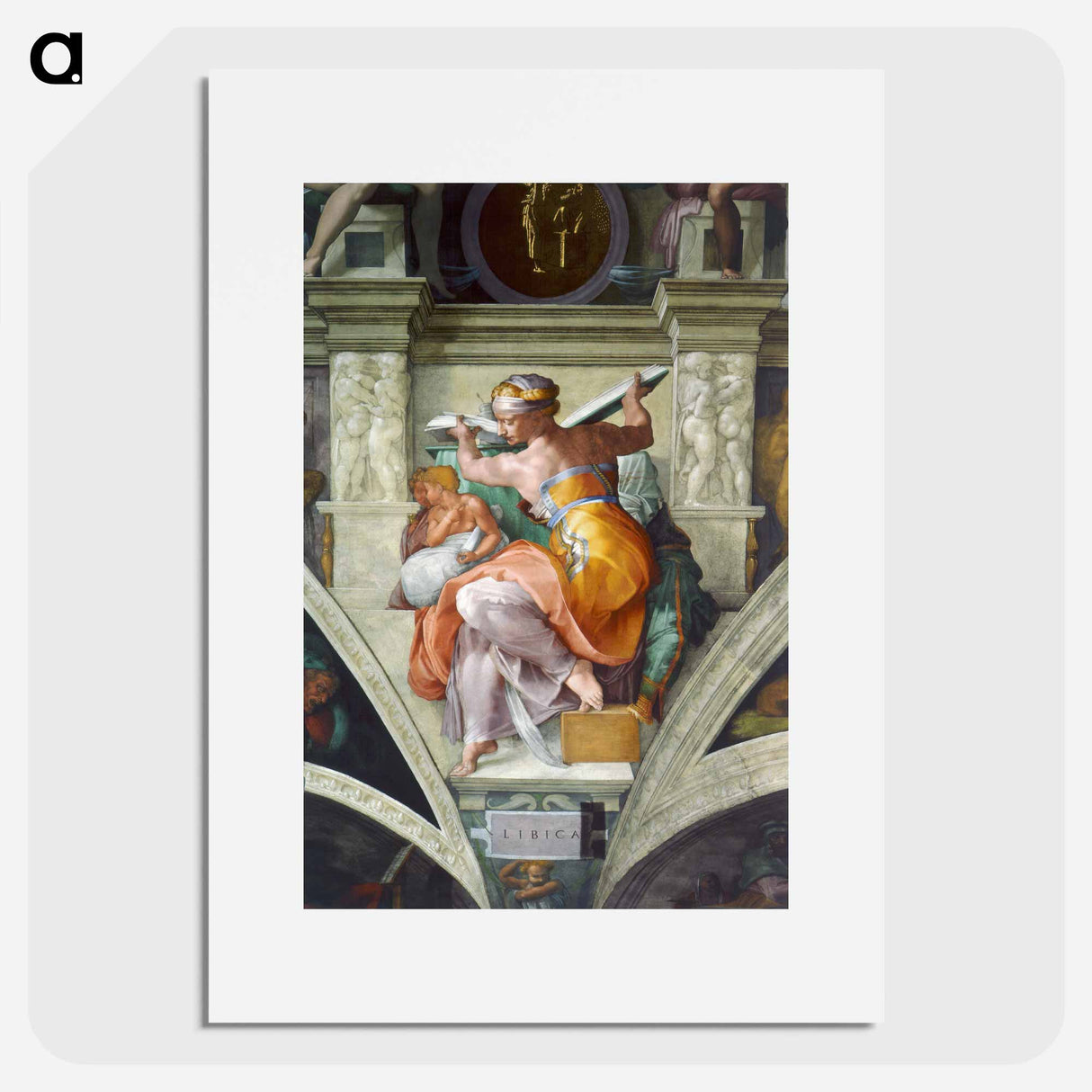 Libyan Sibyles - Michelangelo Buonarroti Poster.