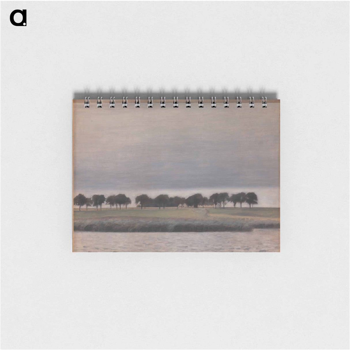 Solar Rain. Gentofte Lake - ヴィルヘルム ハンマースホイ Memo.