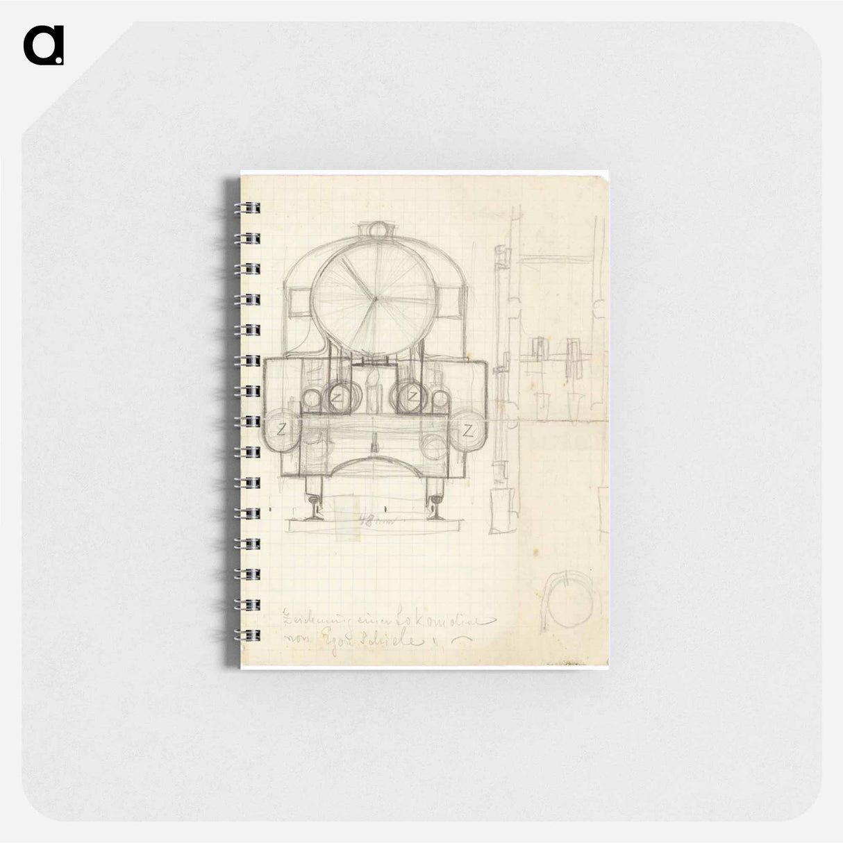 アートメモ帳-Locomotive From The Front
- ウィーン博物館 Memo.