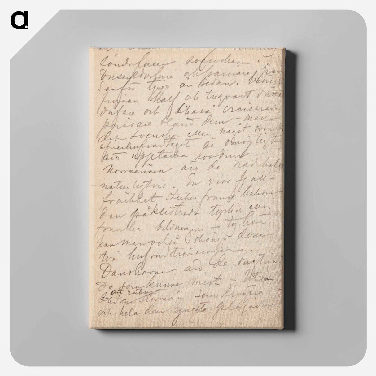 (unknown)part of a sketchbook - アルバート エーデルフェルト Canvas.