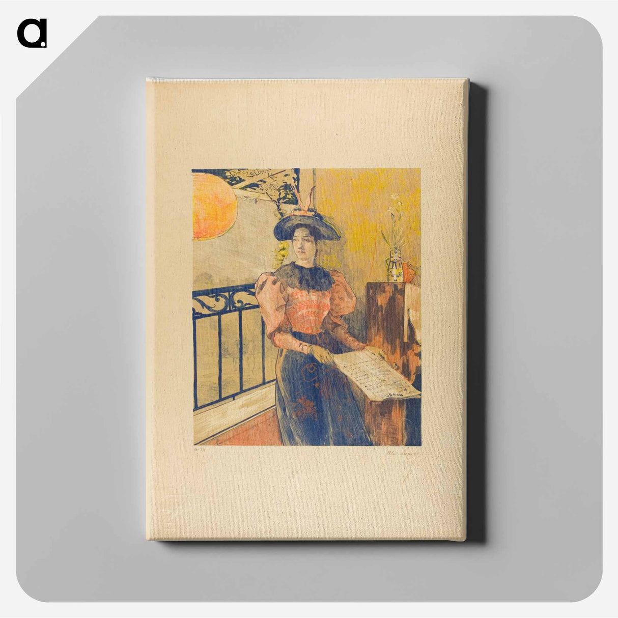 The Light - アレクサンドル ルノア Canvas.