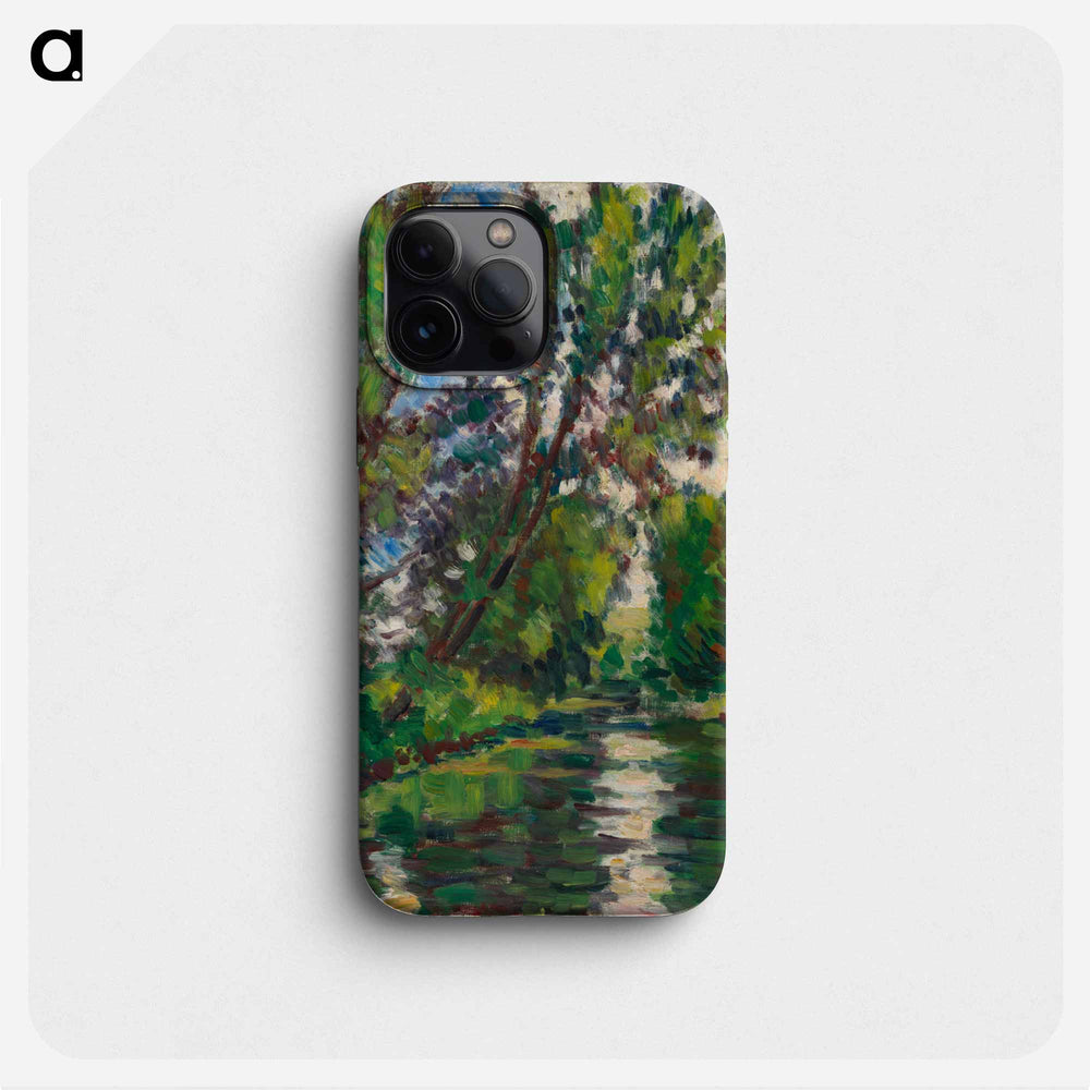 River landscape - アルフレッド ウィリアム フィンチ Phone Case.