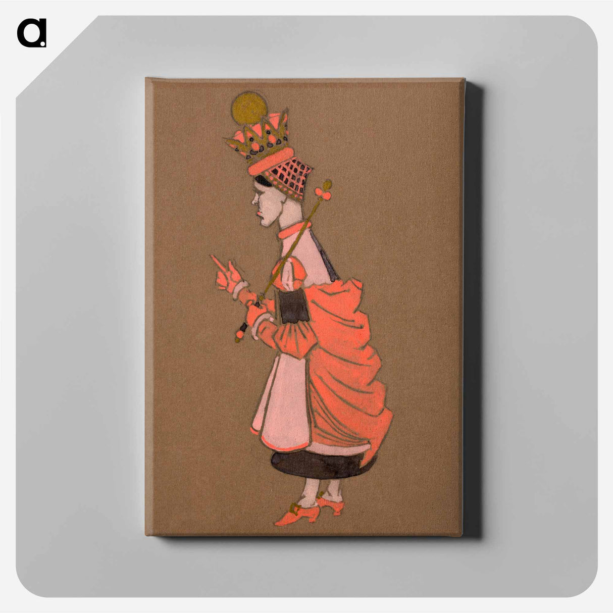 Red Queen Costume Design for Alice in Wonderland - 不思議の国のアリス Canvas.