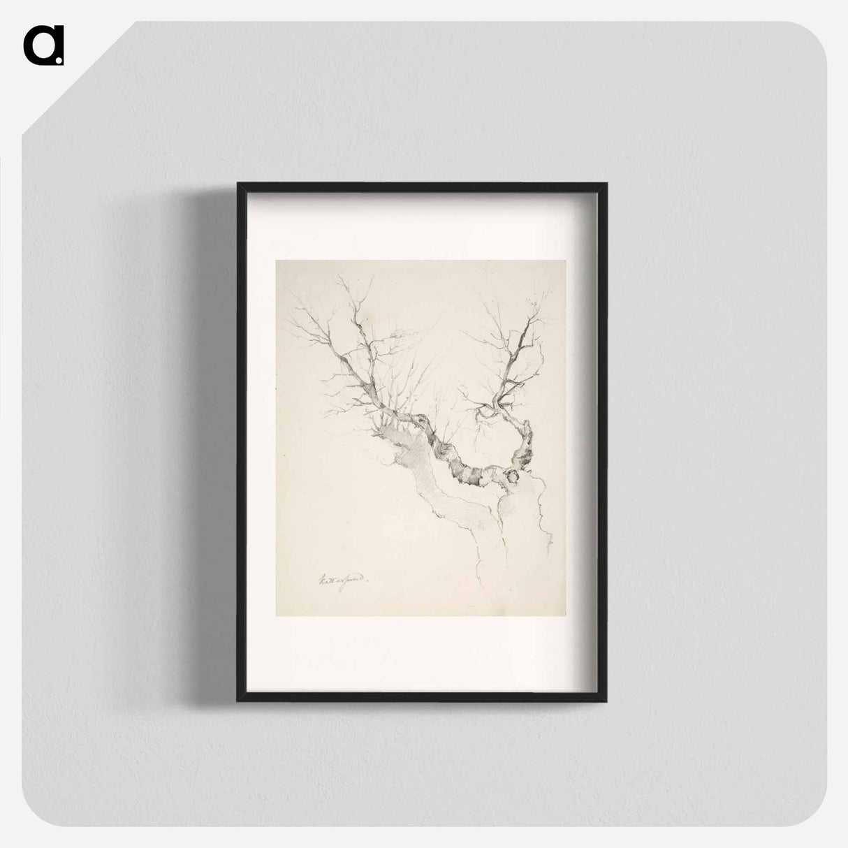 Puunrunko ilman lehdistöä - アンダース エクマン Poster.