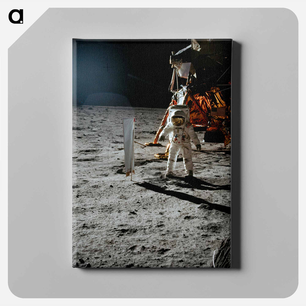 Apollo 11 Extravehicular Activity - Apollo Moon Landing Canvas.