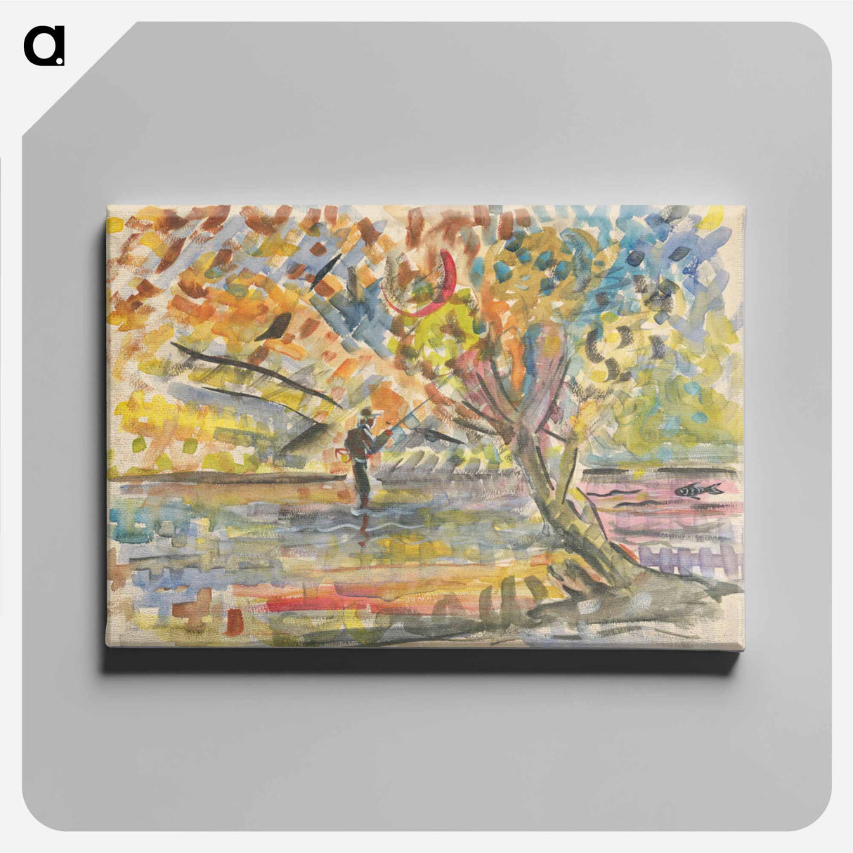 Fisherman - アーノルド ピーター ワイズ クビンチャン Canvas.