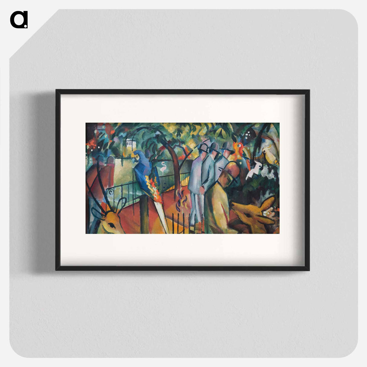 Zoological Garden I - オーガスト マッケ Poster.