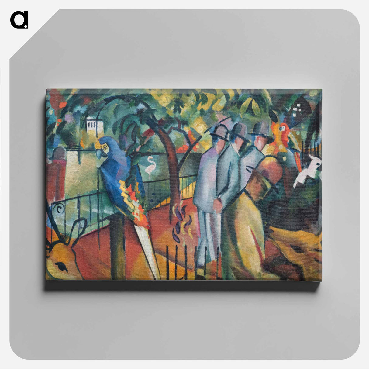 Zoological Garden I - オーガスト マッケ Canvas.