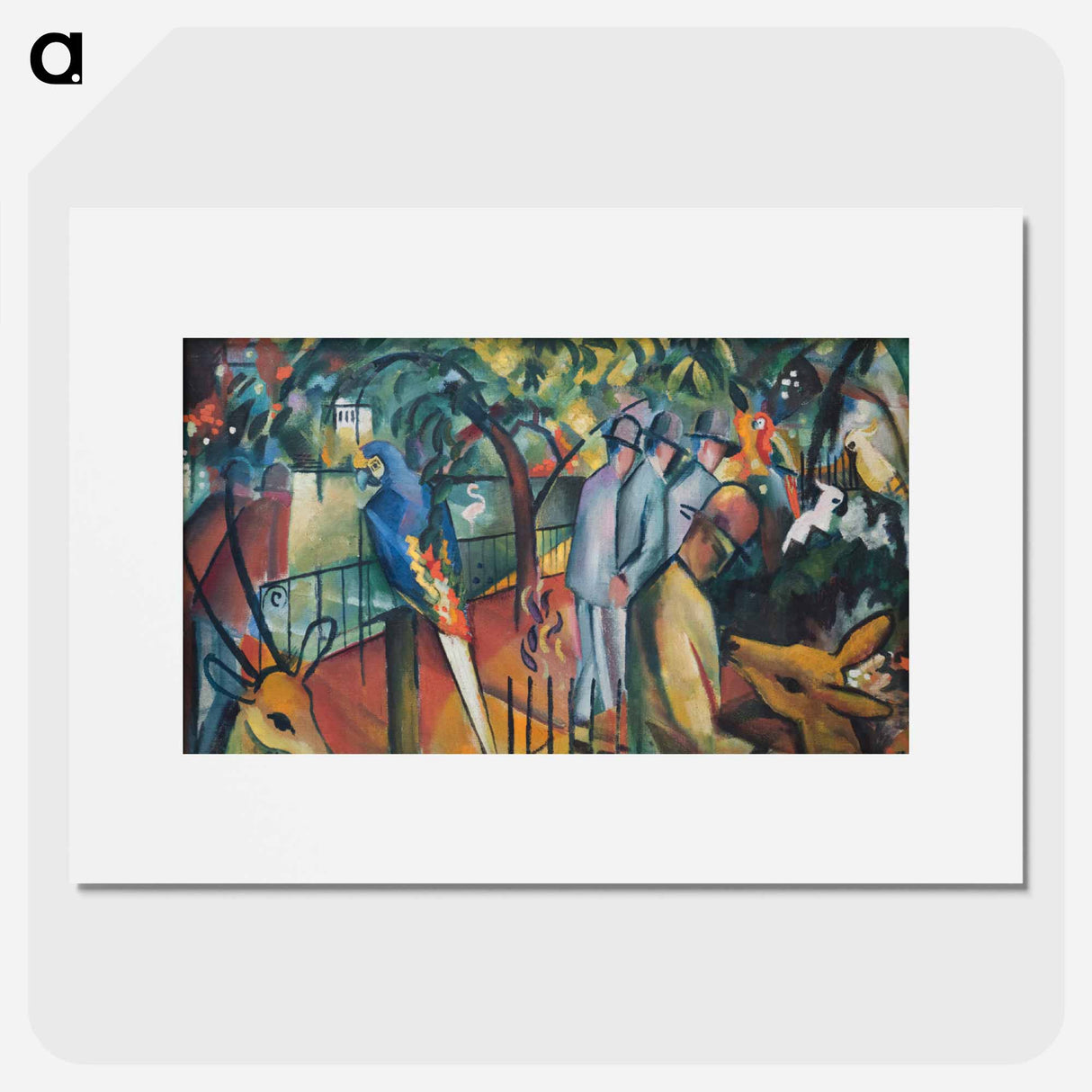 Zoological Garden I - オーガスト マッケ Poster.