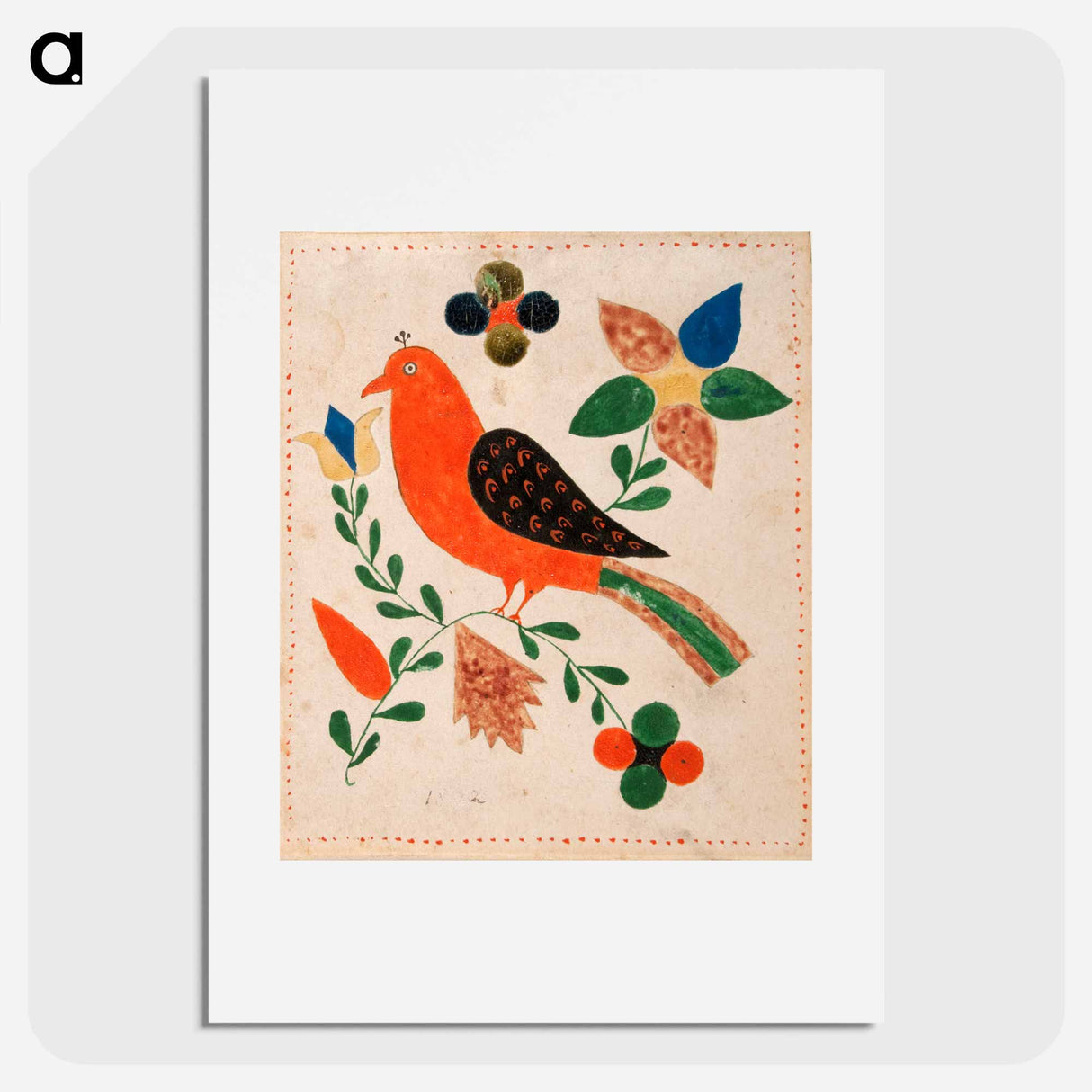 アートポスター-Bird on Flowering Twig
- バーンズ・コレクション Poster.