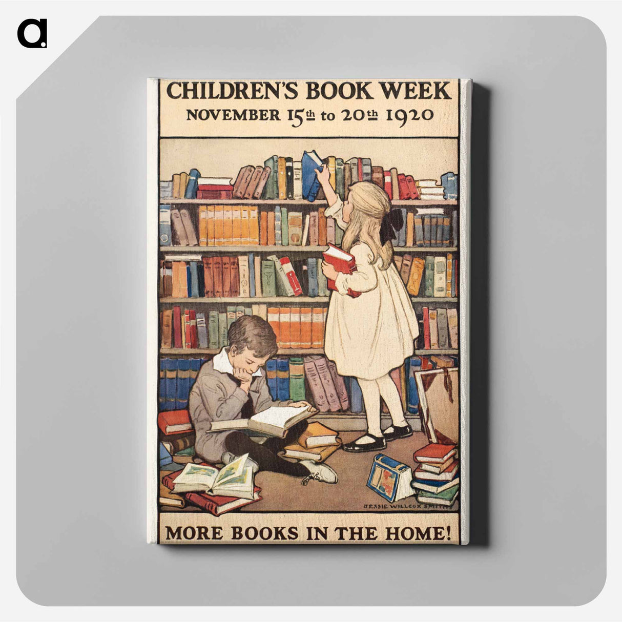 アートパネル-More Books in the Home!
- ボストン公共図書館 Canvas.