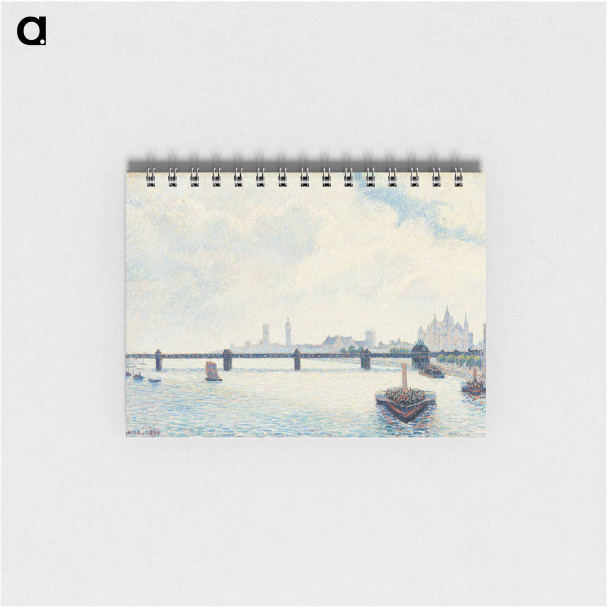 アートメモ帳-Charing Cross Bridge, London - カミーユ ピサロ Memo.