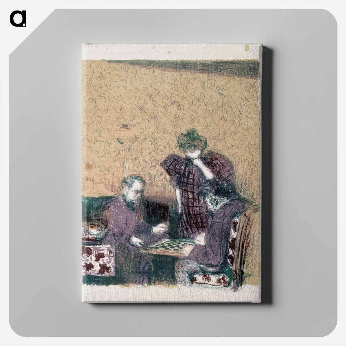 Tammenpelaajat - エドゥアール ヴュイヤール Canvas.