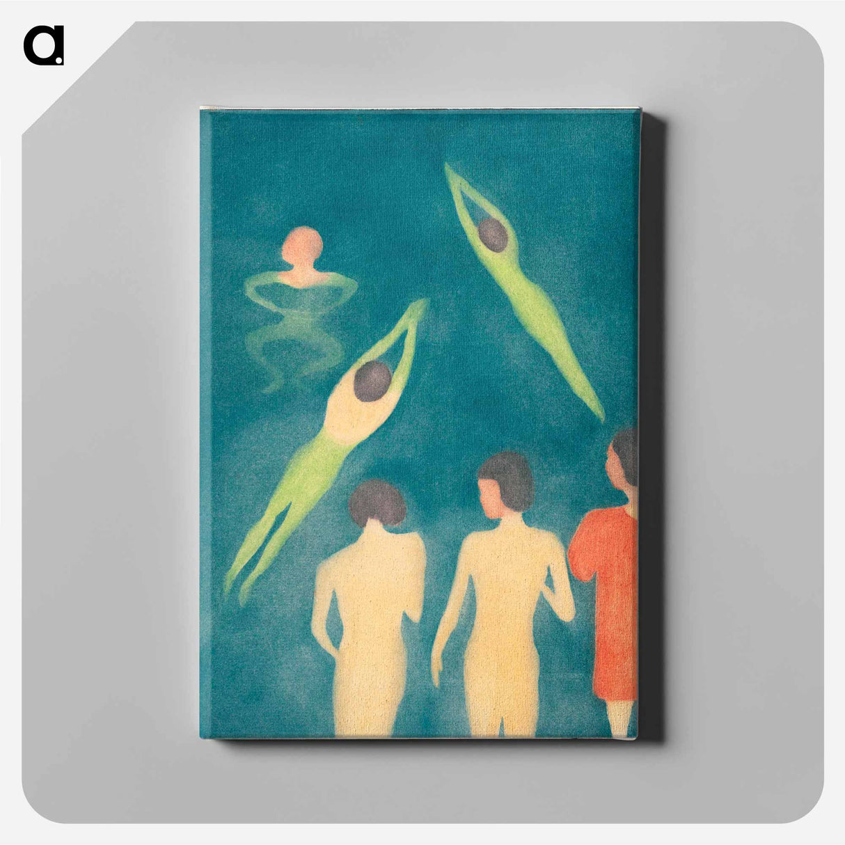 Boys Bathing - エドヴァルド ムンク Canvas.