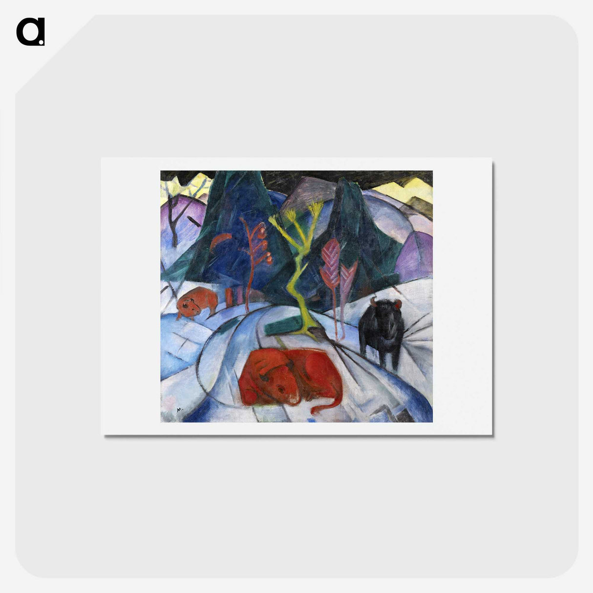 1-14_Franz-Marc_hagaki