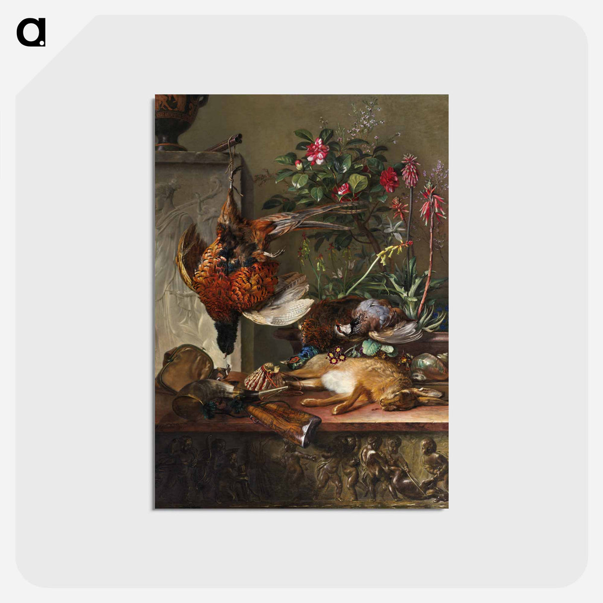 アートポストカード-Allegory of Autumn
- ジョージアス ヤコブス ヨハネス ファン オス Postcard.