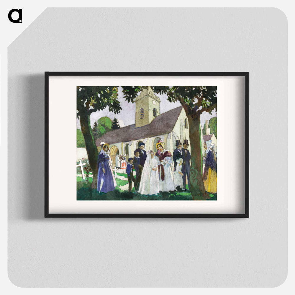 Lopoldine Fourqueux's First Communion - Maurice Denis Poster.