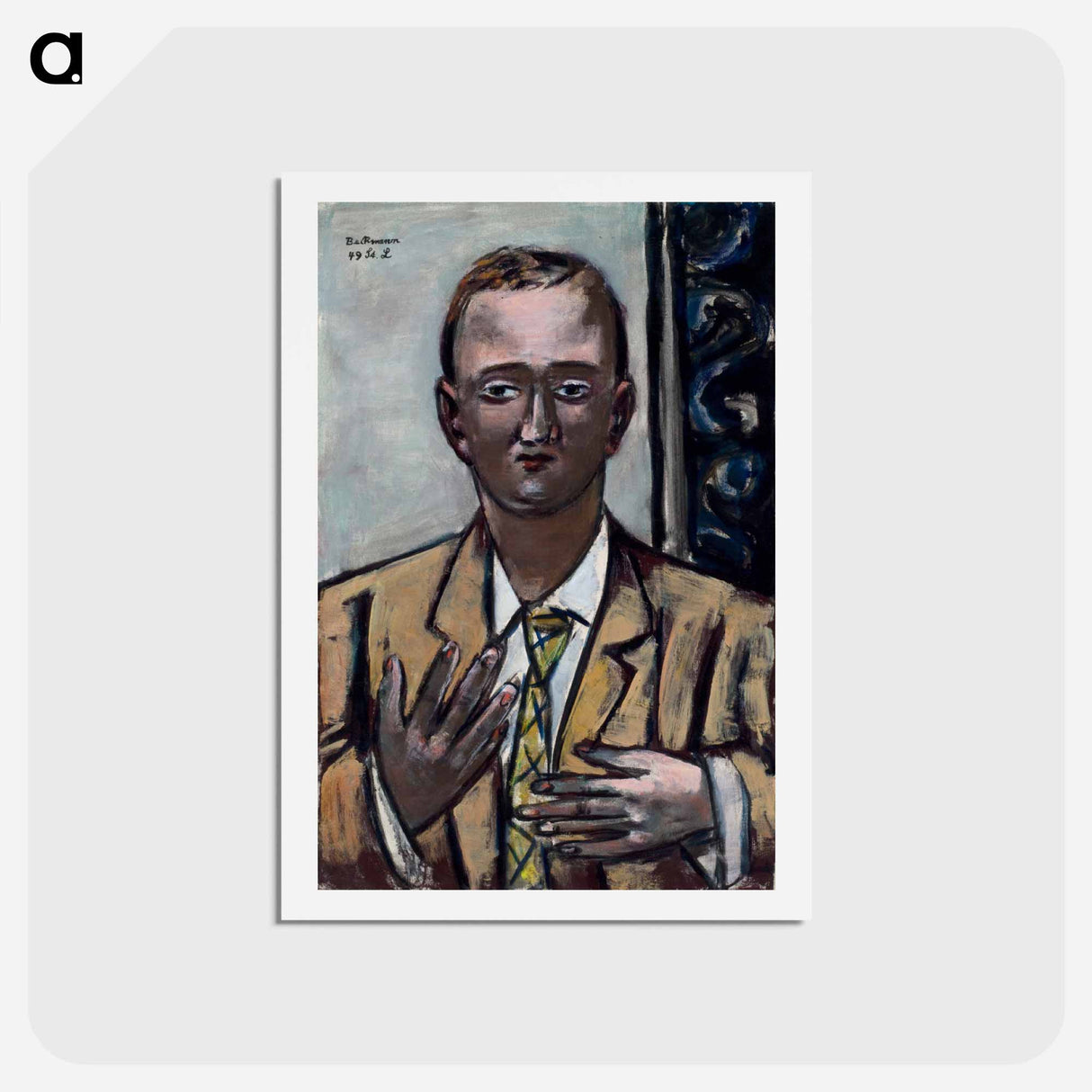 アートポストカード-Portrait of Morton D. May
- マックス ベックマン Postcard.
