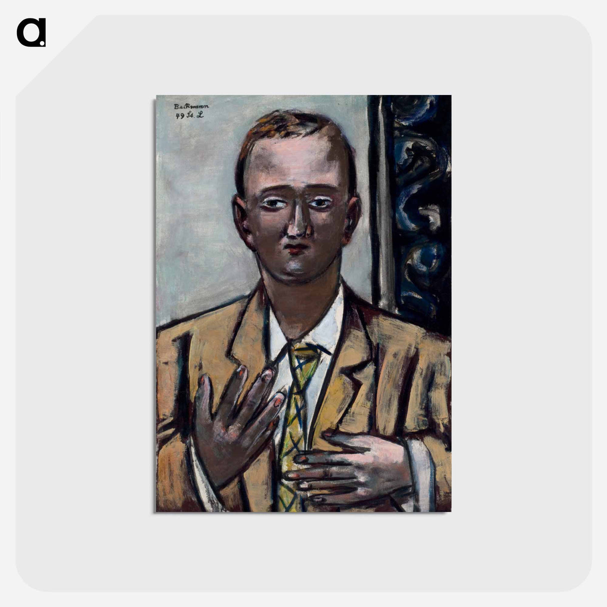 アートポストカード-Portrait of Morton D. May
- マックス ベックマン Postcard.