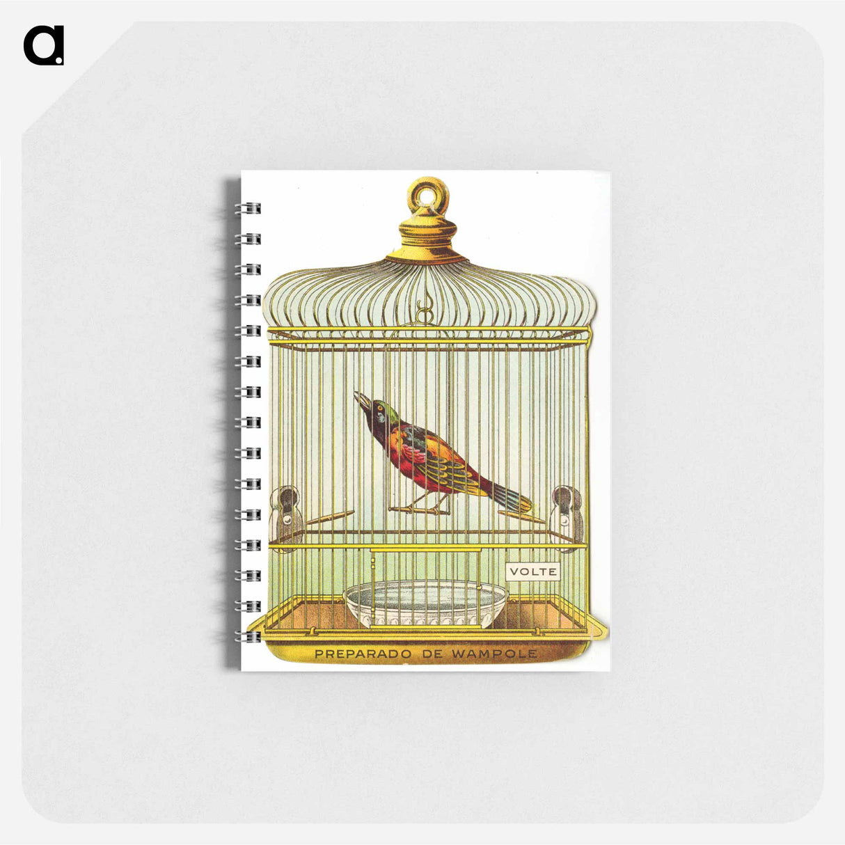 アートメモ帳-Wampole's Preparation Advertisement: Bird in a Cage
- 国立医学図書館 Memo.