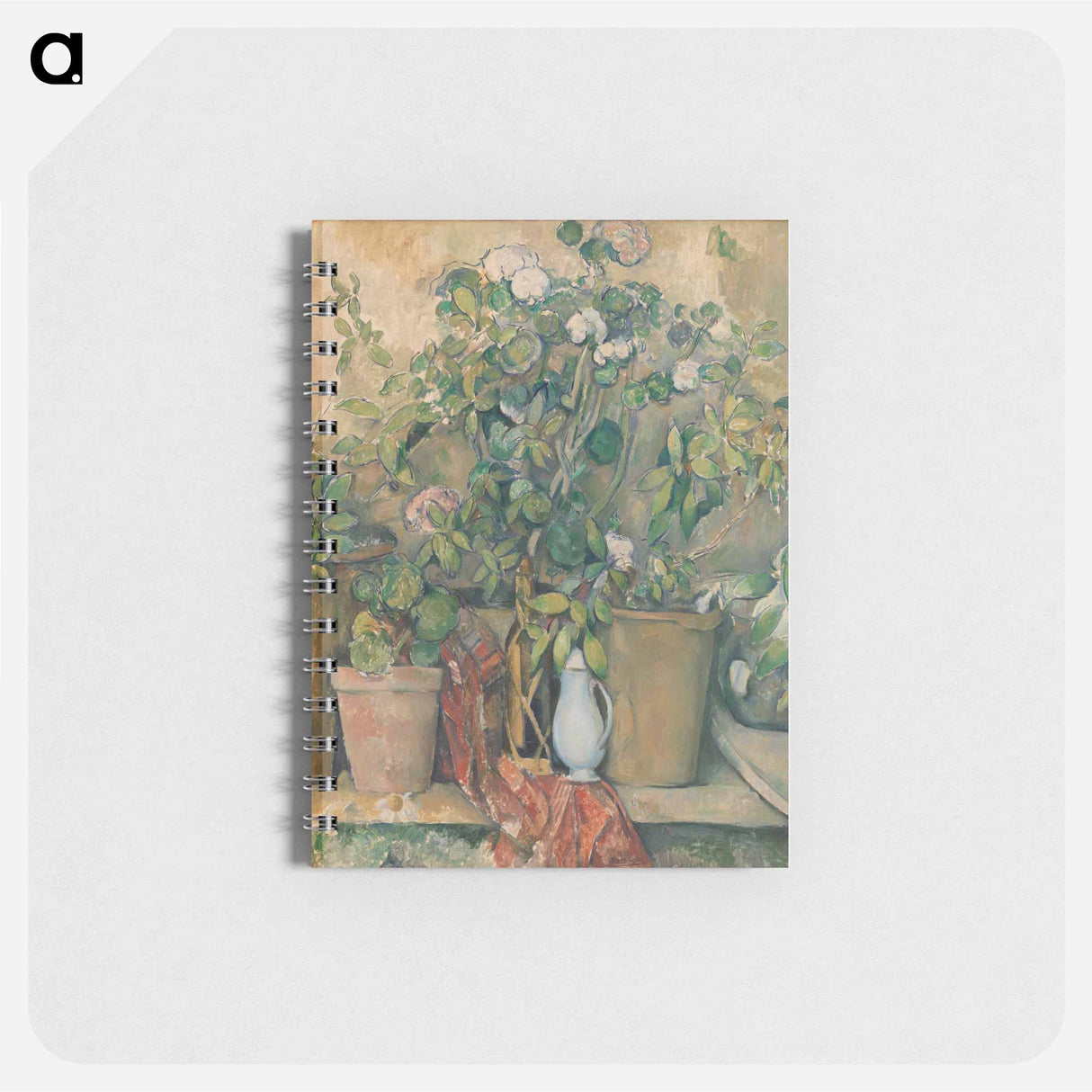 Terracotta Pots and Flowers - ポール セザンヌ Memo.