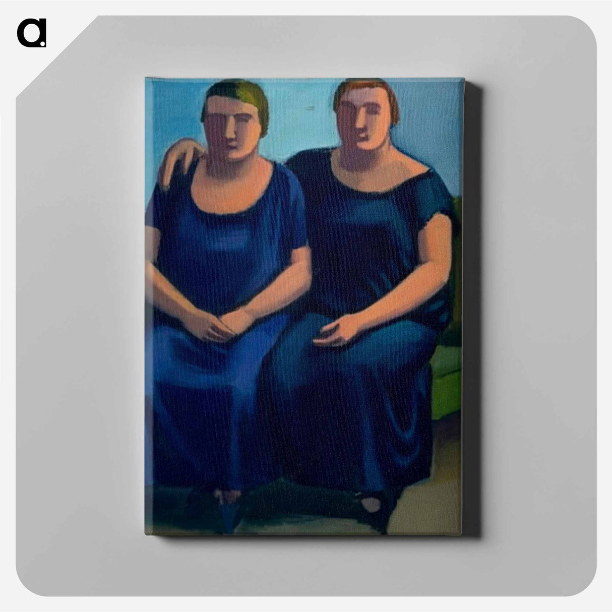 To sisters - Wilhelm Lundström Canvas.